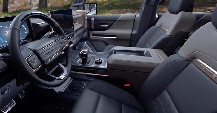 Hummer EV SUV Interior