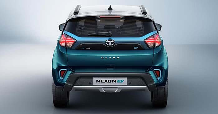 Tata Nexon ev back