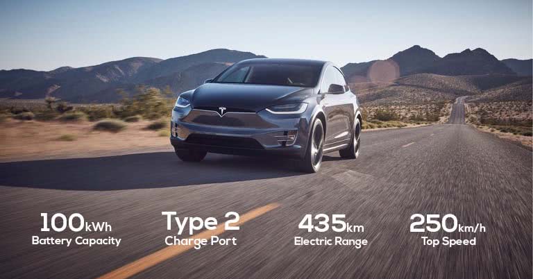 Tesla Model X Long-Range Battery