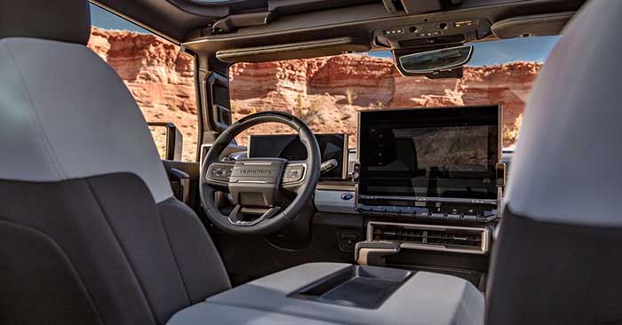 GMC Hummer EV Pickup Interior and Comfort